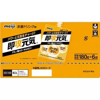 MEIJI Perfect Plus Quick Attack Genki аминокислоты и маточное молочко 180 г x 6 Cheer Pack Perfect Plus 1 set