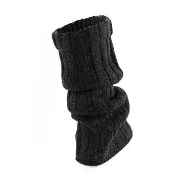 Meikan Yoga Wool Socks Female Pilates Heattech Leg Warmer Leggings Calf Socks Dance Bunching Socks Deep hemp Gray