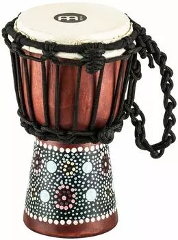 MEINL Percussion African Style Mini Djembe Flower Design HDJ8-XXS []