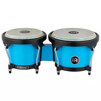 MEINL Percussion Bongo Journey Series Buffalo Head Glacier Blue HB50GB [] чёрный