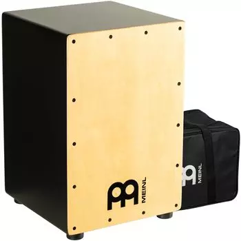 MEINL Percussion Cajon with genuine gig bag MCAJ100BK-MA+ []