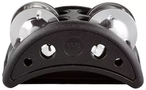 MEINL Percussion Compact Foot Tambourine CFJS2S-BK []