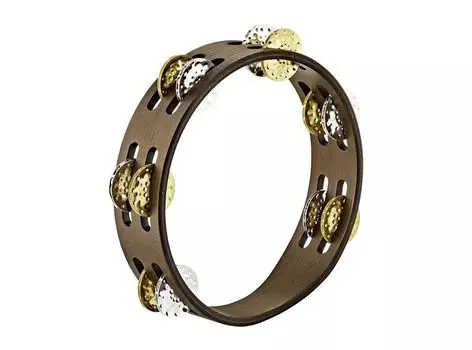 MEINL Percussion Compact Wood Tambourine Compact size CTA2VM-WB []