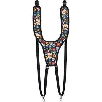 MEINL Percussion Designer Djembe Strap Made of synthetic fiber Adjustable length Day Of The Dead MDJS1DA []