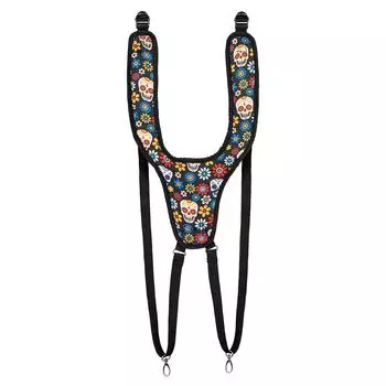 MEINL Percussion Designer Djembe Strap Synthetic Fiber Регулируемая длина Day Of The Dead MDJS1DA []