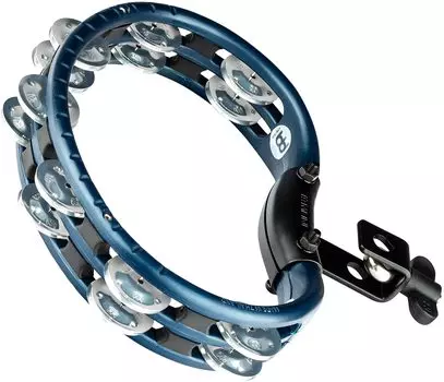 MEINL Percussion Traditional ABS Tambourine Aluminum Jingles Blue TMT2A-B []