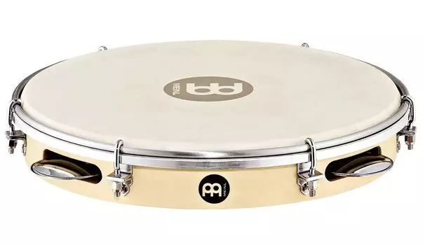 MEINL перкуссия традиционная деревянная пандейро тополь дерево натуральная козья кожа головка ключа PA10PW-M (Настройка включена) []