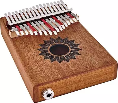 MEINL Sonic Energy Collection Электрокалимба Звукосниматель в резонаторном отверстии Калимба Красное дерево 17 Клавиатура До мажор Гамма PKL1708H молоточек (Эксклюзивный