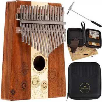 MEINL Sonic Energy Collection Kalimba Soundhole Kalimba 17 клавиш C мажор KL1706H молоточковая клен/акация (эксклюзивный чехол/сумка/ткань/настройка включены)