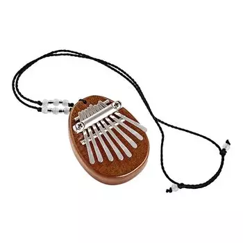 MEINL Sonic Energy Collection Mini Kalimba Mini Kalimba Sapele 8 Keyboard C Major Scale KL8MINI (Ribbon Included) []