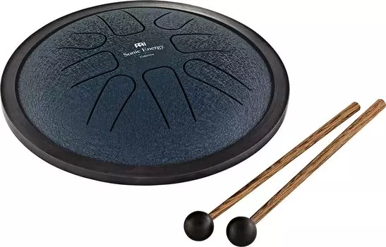 MEINL Sonic Energy Collection Small Steel Tongue Drum G Minor 7 дюймов Navy Blue SSTD2NB (сумка для хранения/молоток в комплекте) []