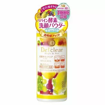 Meishoku Cosmetics DET Clear Bright Peel Fruit Enzyme Powder Wash 75 г в & (Сделано в Японии)