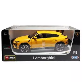 Meito Kidult Brago Lamborghini Urus Модель автомобиля Фигурки Dimast 1:18, ЖЕЛТАЯ корейская игрушка