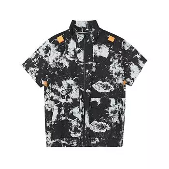 Meizoon Fits 90mm Clothes Unisex Air-Conditioned Workwear, Holes, (JP, Alphabet, S, White, Black)