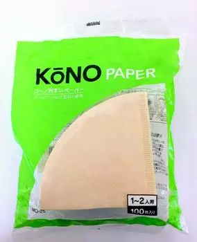 Меймон КОНО (Стиль КОНО/стиль Коно/стиль Коно) Фильтровальная бумага для капельницы MD-25 (для 1-2 человек) 100 листов