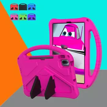 Мейтпад 11 (2021) Чехол для планшета с присоской и ручкой, детский, противопадающий, с большим летающим человеком HW MatePad 11 2021/2023 with Pencil чёрный