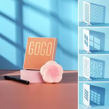 Meking Контрастная пластина для света и тени, фоновая доска, создающая свет и тень от солнечного света сквозь деревья, 4 шт., 40x30 см, фоторамка, жалюзи