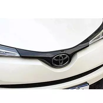 MEKOMEKO Toyota Exclusive Front Grill Garnish Передняя решетка бампера Накладка на решетку Передняя эмблема Garnish Глянцевая черная крышка Внешние детали Аксессуары Наряды