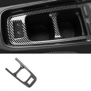 MEKOMEKO Toyota New Aqua Эксклюзивная панель-держатель переднего подстаканника, крышка панели, панель интерьера, детали интерьера, аксессуары для защиты от царапин, из АБС-пластика