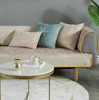 Mektup nak Modern kanepe klf dz renk nil kanepe klf havlu kaymaz kanepe kanepe Чехол 1/2/3/4 колтук и декор 70x70cm 1pcs