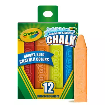 Мел Crayola сменный большой 12 цветов 512012 оригинальный продукт