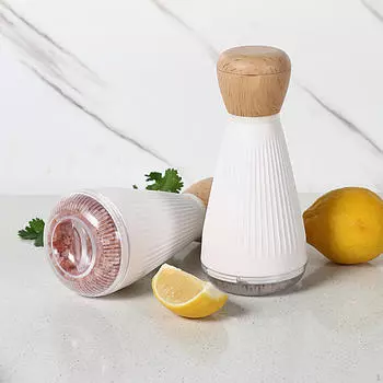 Мельница для измельчения соли и перца, приправа с лотком, ручная мельница, обычная plain