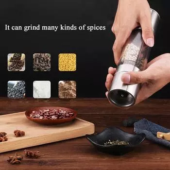 Мельница для перца 2 в 1, ручная мельница для соли и перца из нержавеющей стали, шейкеры для специй