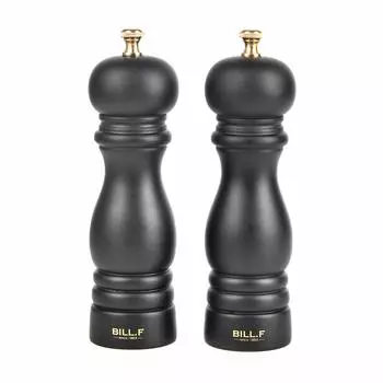 Мельница для перца из натурального дуба Мельница для перца с деревянным керамическим сердечником Мельница для перца Ручная мельница для специй из цельного дерева Каменная соль Черный перец Черный перец чёрный