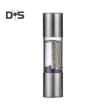 Мельница для перца из нержавеющей стали, пылезащитная практичная ручная мельница для соли, перца, специй