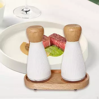 Мельница для соли и перца с лотковыми измельчителями, 2 шт. plating