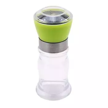 Мельница для специй Мельница для соли и перца Многоразовый шейкер Ручная мельница для трав Регулируемый керамический ротор Кухонные принадлежности светло-желтого