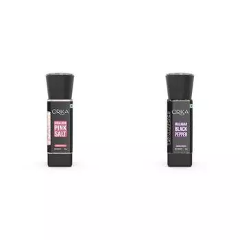 МЕЛЬНИЦА ДЛЯ РОЗОВОЙ ГИМАЛАЙСКОЙ СОЛИ (100 GM) МЕЛЬНИЦА ДЛЯ ЧЕРНОГО ПЕРЦА MALABAR (50 гМ)