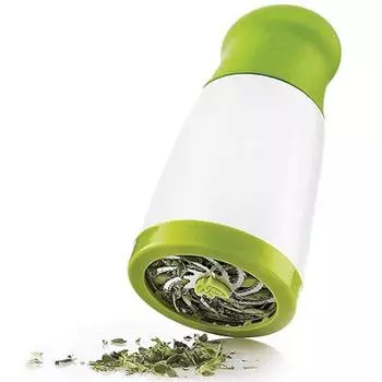 Мельница из нержавеющей стали с вращающимися лезвиями, круглая матовая ручка, шлифовальный инструмент, легко чистящийся кухонный гаджет для приправ