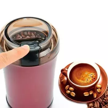 Мельницы бытовые Малая мельница Малая мельница для зерна Кофемолка из нержавеющей стали Орехи Бобы Зерновые мельницы Травы Электрическая мельница EU фиолетовый