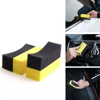 Меламиновая губка Magical Sponge Eraser для мытья посуды, автомобиля, офиса, губки для чистки кухни, ванной комнаты, ластик, чистящие средства 6 шт. жёлтый