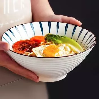 Меламиновая миска для лапши в японском стиле, креативная миска-шляпа, большая суповая миска, домашняя утолщенная миска для рамена, миска для риса, кухонная посуда, инструменты