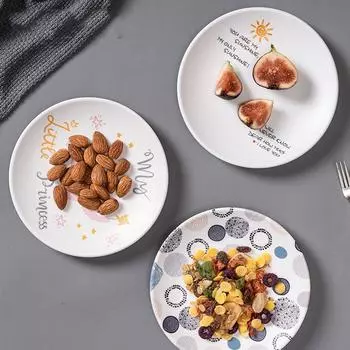 Меламиновая столовая посуда без бисфенола А, пригодна для мытья в посудомоечной машине, 100%, белые обеденные тарелки для обедов в помещении и на открытом воздухе для неформальной вечеринки