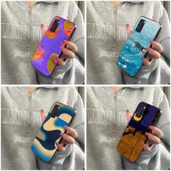 Меланхоличный синий чехол для телефона для Huawei G7 G8 P7 P8 P9 P10 P20 P30 Lite Mini Pro P Smart Plus Cove Fundas P20Lite