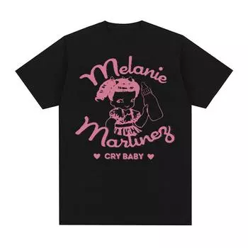 Melanie Martinez Portals Милые футболки с героями мультфильмов Унисекс Унисекс Эстетическая мода Футболка с коротким рукавом Одежда Футболка большого размера из хлопка Унисекс L