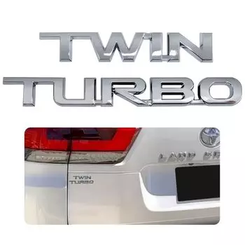 Meliore Внешняя Toyota Land Cruiser 300 Land Cruiser 300 TWIN TURBO Эмблема Пользовательские детали Аксессуары Посеребренные