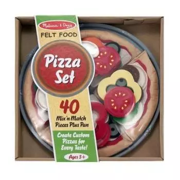 Melissa Doug Felt Pizza Set Play Pretend Play Toy Meal Melissa and Doug 3974 & [Предмет]