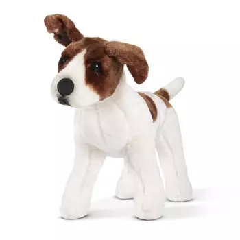 Melissa Doug Giant Jack Russell Terrier Lifelike Plush Dog & - (Over 12 Tall)