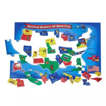 Мелисса США Karte Boden Puzzle & Doug (51 Тейле) (Импортировать)