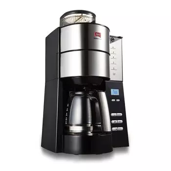 Melitta полностью автоматическая кофеварка с бумажными фильтрами Aroma Fresh 6 чашек 750 мл черная AFG622-1B