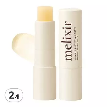 Melixer Vegan Lip Butter, 01. Agave, 3.9g, 2 units