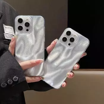 Мелкая вспышка от воды подходит для чехла для мобильного телефона iPhone16promax, защитного чехла от падений Apple 15/14. iPhone15 Promax