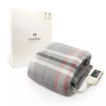 melket Электрический коврик сделан из 140 x 82 электрический может использоваться как коврик для пыли, клещей, бесступенчатая регулировка температуры, серый, одеяло, Япония, таймер, см, одеяло,