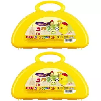Мелки Yellow Chick, 26 цветов, 2 шт., корейские игрушки