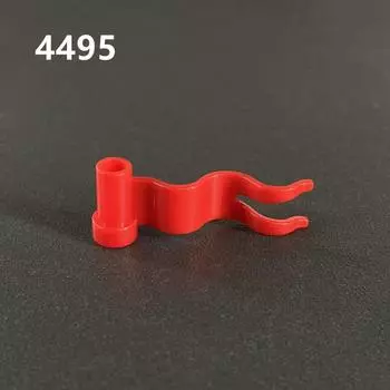 Мелкие детали Пазл Мозаика Аксессуары для строительных блоков 4495 Совместимые основные детали Красный флаг Развевающийся флаг 1 piece