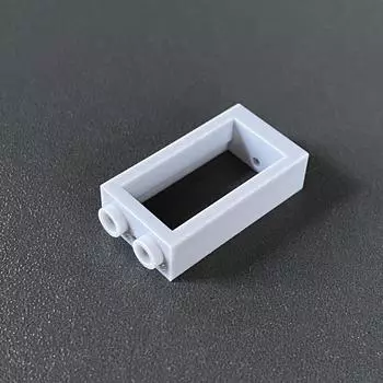 Мелкие детали строительных блоков 60593 запасные части 1X2X3 оконная рама со стеклом 60602, окно 1 piece